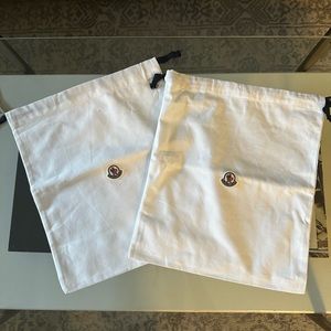 Moncler shoe sleeves (women’s size 6.5 boot)